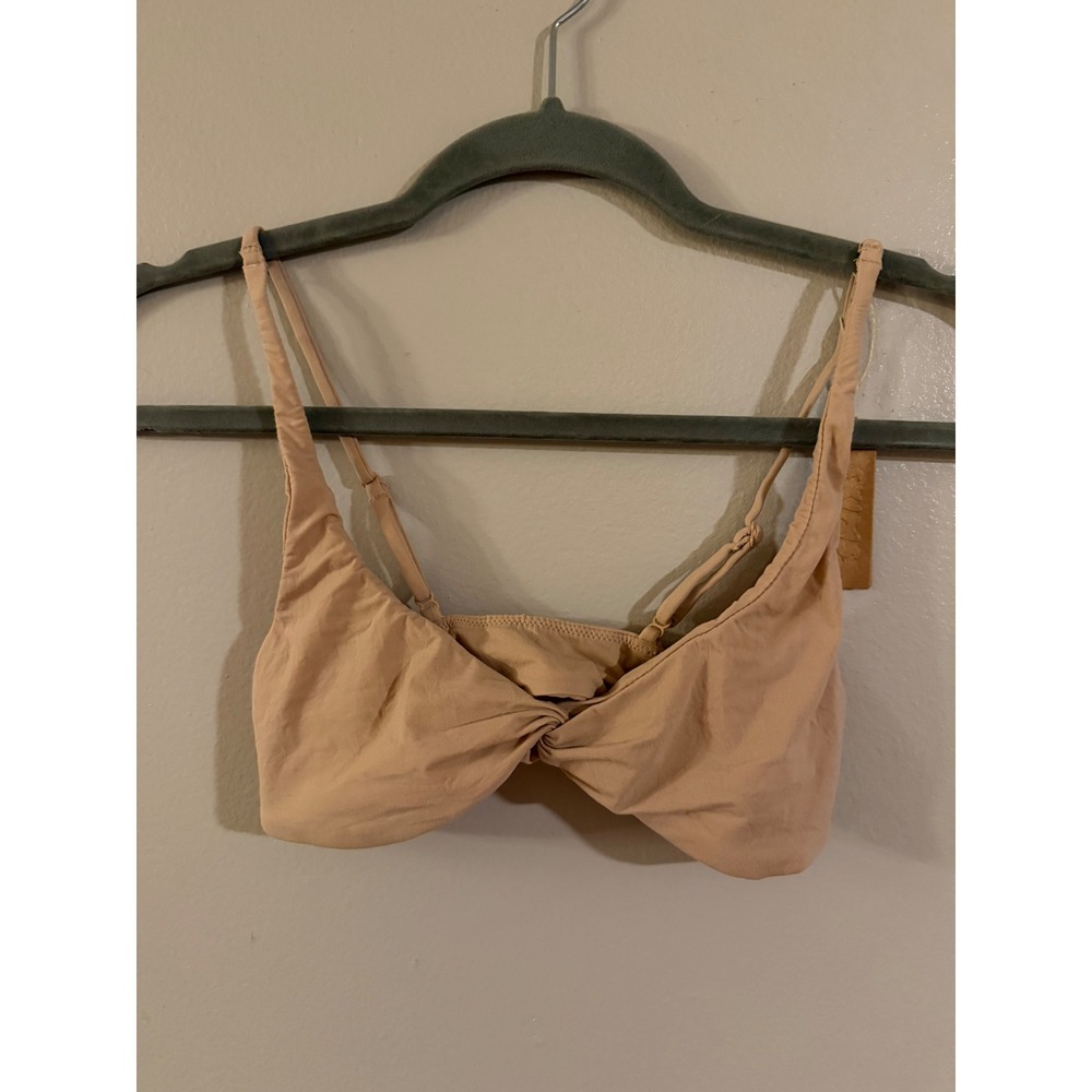 SKIMS Fits Everybody Twist Front Bra Clay Tan‎ Bralette BR-SCN-0445 Small NWT